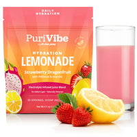 Strawberry Dragonfruit Lemonade Electrolyte Drink Mix