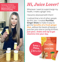 Lemon Turmeric Ginger Shots