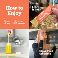 Lemon Turmeric Ginger Shots