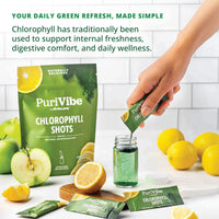 Chlorophyll & Lemon Green Wellness Shots