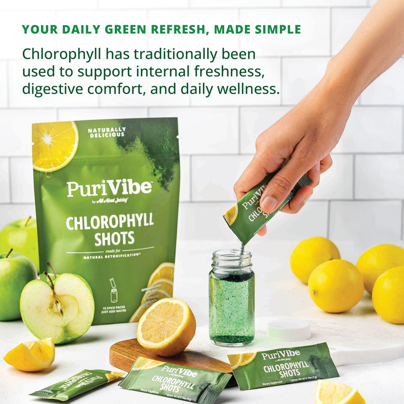 Chlorophyll & Lemon Green Wellness Shots