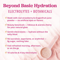 Strawberry Dragonfruit Lemonade Electrolyte Drink Mix