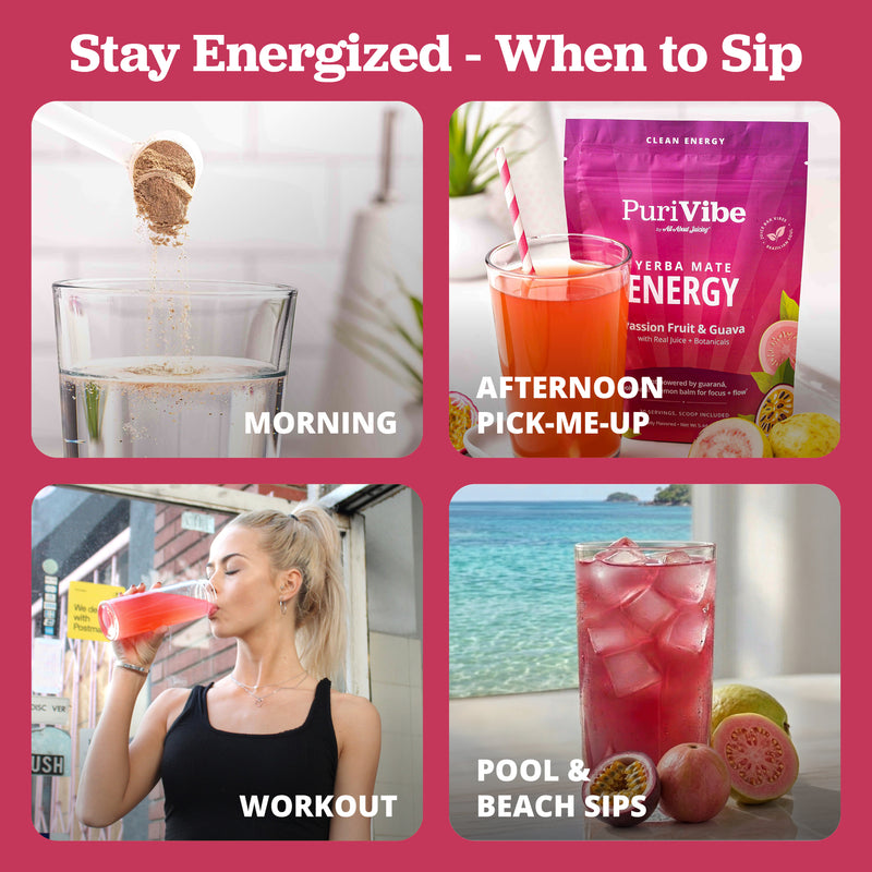 Yerba Mate Energy Tea Drink Mix