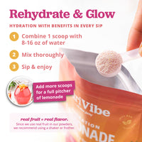 Strawberry Dragonfruit Lemonade Electrolyte Drink Mix