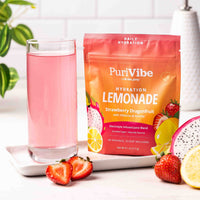 Strawberry Dragonfruit Lemonade Electrolyte Drink Mix